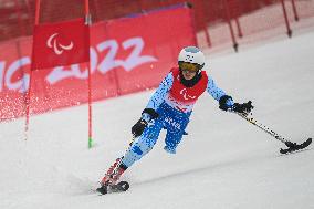 (SP)CHINA-BEIJING-WINTER PARALYMPICS-ALPINE SKIING-WOMEN'S GIANT SLALOM-STANDING (CN)