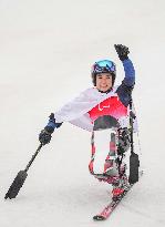 (SP)CHINA-BEIJING-WINTER PARALYMPICS-ALPINE SKIING-WOMEN'S GIANT SLALOM-SITTING (CN)