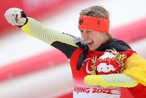 (SP)CHINA-BEIJING-WINTER PARALYMPICS-ALPINE SKIING-WOMEN'S GIANT SLALOM-STANDING (CN)