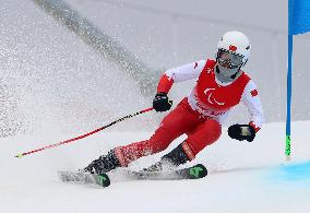 (SP)CHINA-BEIJING-WINTER PARALYMPICS-ALPINE SKIING-WOMEN'S GIANT SLALOM-STANDING (CN)