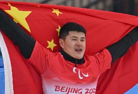 (SP)CHINA-ZHANGJIAKOU-WINTER PARALYMPICS-PARA SNOWBOARD-MEN'S BANKED SLALOM SB-LL2 (CN)