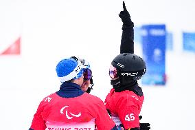 (SP)CHINA-ZHANGJIAKOU-WINTER PARALYMPICS-PARA SNOWBOARD-MEN'S BANKED SLALOM SB-LL2 (CN)