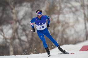 (SP)CHINA-ZHANGJIAKOU-WINTER PARALYMPICS-PARA BIATHLON-MEN'S INDIVIDUAL STANDING