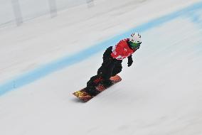 (SP)CHINA-ZHANGJIAKOU-WINTER PARALYMPICS-PARA SNOWBOARD-MEN'S BANKED SLALOM SB-LL1(CN)