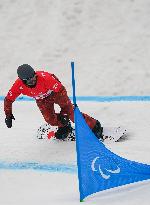 (SP)CHINA-ZHANGJIAKOU-WINTER PARALYMPICS-PARA SNOWBOARD-MEN'S BANKED SLALOM SB-LL1(CN)