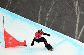 (SP)CHINA-ZHANGJIAKOU-WINTER PARALYMPICS-PARA SNOWBOARD-MEN'S BANKED SLALOM SB-LL1(CN)