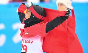 (SP)CHINA-ZHANGJIAKOU-WINTER PARALYMPICS-PARA SNOWBOARD-MEN'S BANKED SLALOM SB-LL1(CN)