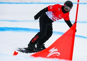 (SP)CHINA-ZHANGJIAKOU-WINTER PARALYMPICS-PARA SNOWBOARD-MEN'S BANKED SLALOM SB-LL1(CN)