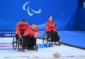 (SP)CHINA-BEIJING-WINTER PARALYMPICS-WHEELCHAIR SEMIFINAL-SVK VS SWE(CN)