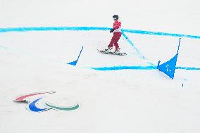 (SP)CHINA-ZHANGJIAKOU-WINTER PARALYMPICS-PARA SNOWBOARD-WOMEN'S BANKED SLALOM (CN)