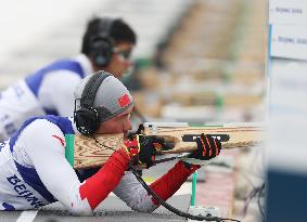 (SP)CHINA-ZHANGJIAKOU-WINTER PARALYMPICS-PARA BIATHLON-MEN'S INDIVIDUAL VISION IMPAIRED (CN)