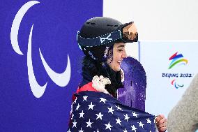 (SP)CHINA-ZHANGJIAKOU-WINTER PARALYMPICS-PARA SNOWBOARD-WOMEN'S BANKED SLALOM (CN)