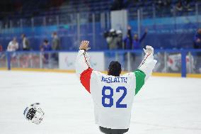 (SP)CHINA-BEIJING-WINTER PARALYMPICS-PARA ICE HOCKEY-CLASSIFICATION GAME 5-6-CZE VS ITA