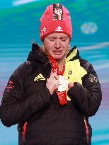 (SP)CHINA-BEIJING-WINTER PARALYMPICS-PARA ALPINE SKIING-WOMEN'S GIANT SLALOM-AWARDING CEREMONY(CN)