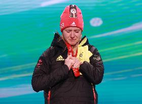 (SP)CHINA-BEIJING-WINTER PARALYMPICS-PARA ALPINE SKIING-WOMEN'S GIANT SLALOM-AWARDING CEREMONY(CN)