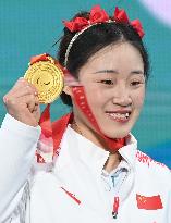 (SP)CHINA-BEIJING-WINTER PARALYMPICS-PARA ALPINE SKIING-WOMEN'S GIANT SLALOM-STANDING-AWARDING CEREMONY(CN)