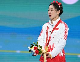 (SP)CHINA-BEIJING-WINTER PARALYMPICS-PARA ALPINE SKIING-WOMEN'S GIANT SLALOM-STANDING-AWARDING CEREMONY(CN)