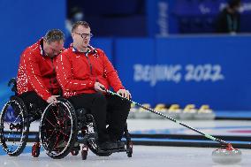 (SP)CHINA-BEIJING-WINTER PARALYMPICS-WHEELCHAIR CURLING-BRONZE MEDAL MATCH-SVK VS CAN(CN)