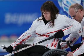 (SP)CHINA-BEIJING-WINTER PARALYMPICS-WHEELCHAIR CURLING-BRONZE MEDAL MATCH-SVK VS CAN(CN)