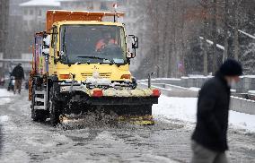 TURKEY-ISTANBUL-SNOW