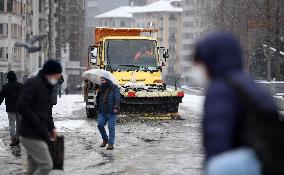 TURKEY-ISTANBUL-SNOW