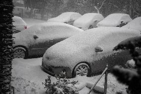 TURKEY-ISTANBUL-SNOW