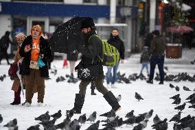 TURKEY-ISTANBUL-SNOW