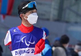 (SP)CHINA-ZHANGJIAKOU-WINTER PARALYMPICS-PARA CROSS-COUNTRY SKIING-MEN'S MIDDLE DISTANCE FREE TECHNIQUE-STANDING (CN)