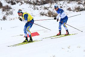 (SP)CHINA-ZHANGJIAKOU-WINTER PARALYMPICS-PARA CROSS-COUNTRY SKIING -MEN'S MIDDLE DISTANCE FREE TECHNIQUE VISION IMPAIRED (CN)