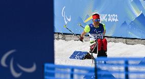 (SP)CHINA-ZHANGJIAKOU-WINTER PARALYMPICS-PARA CROSS-COUNTRY SKIING-MEN'S MIDDLE DISTANCE SITTING(CN)