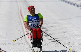 (SP)CHINA-ZHANGJIAKOU-WINTER PARALYMPICS-PARA CROSS-COUNTRY SKIING-MEN'S MIDDLE DISTANCE SITTING(CN)
