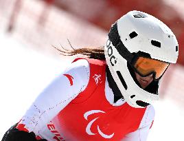 (SP)CHINA-BEIJING-WINTER PARALYMPICS-PARA ALPINE SKIING-WOMEN'SWOMEN'S SLALOM-SITTING(CN)