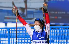 (SP)CHINA-ZHANGJIAKOU-WINTER PARALYMPICS-PARA CROSS-COUNTRY SKIING-WOMEN'S MIDDLE DISTANCE SITTING(CN)