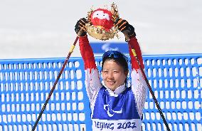 (SP)CHINA-ZHANGJIAKOU-WINTER PARALYMPICS-PARA CROSS-COUNTRY SKIING-WOMEN'S MIDDLE DISTANCE SITTING(CN)