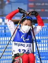 (SP)CHINA-ZHANGJIAKOU-WINTER PARALYMPICS-PARA CROSS-COUNTRY SKIING-WOMEN'S MIDDLE DISTANCE SITTING(CN)