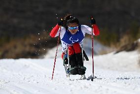 (SP)CHINA-ZHANGJIAKOU-WINTER PARALYMPICS-PARA CROSS-COUNTRY SKIING-WOMEN'S MIDDLE DISTANCE SITTING(CN)