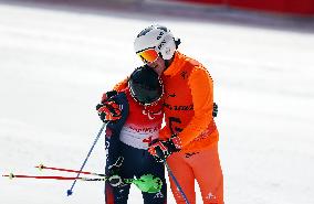 (SP)CHINA-BEIJING-WINTER PARALYMPICS-ALPINE SKIING-WOMEN'S SLALOM VISION IMPAIRED(CN)