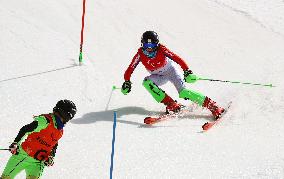 (SP)CHINA-BEIJING-WINTER PARALYMPICS-ALPINE SKIING-WOMEN'S SLALOM VISION IMPAIRED(CN)