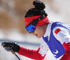 (SP)CHINA-ZHANGJIAKOU-WINTER PARALYMPICS-PARA CROSS-COUNTRY SKIING-WOMEN'S MIDDLE DISTANCE VISION IMPAIRED (CN)