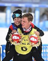 (SP)CHINA-ZHANGJIAKOU-WINTER PARALYMPICS-PARA CROSS-COUNTRY SKIING-WOMEN'S MIDDLE DISTANCE VISION IMPAIRED (CN)