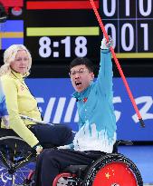 (SP)CHINA-BEIJING-WINTER PARALYMPICS-WHEELCHAIR CURLING-GOLD MEDAL MATCH-CHN VS SWE(CN)