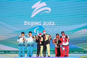 (SP)CHINA-ZHANGJIAKOU-WINTER PARALYMPICS-PARA CROSS-COUNTRY SKIING-WOMEN'S MIDDLE DISTANCE FREE TECHNIQUE VISION...