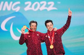 (SP)CHINA-ZHANGJIAKOU-WINTER PARALYMPICS-PARA CROSS-COUNTRY SKIING-MEN'S MIDDLE DISTANCE FREE TECHNIQUE VISION...