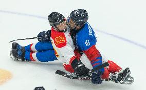 (SP)CHINA-BEIJING-WINTER PARALYMPICS-PARA ICE HOCKEY-BRONZE MEDAL GAME-CHN VS KOR(CN)