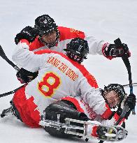 (SP)CHINA-BEIJING-WINTER PARALYMPICS-PARA ICE HOCKEY-BRONZE MEDAL GAME-CHN VS KOR(CN)