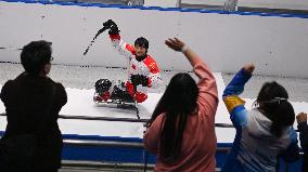 (SP)CHINA-BEIJING-WINTER PARALYMPICS-PARA ICE HOCKEY-BRONZE MEDAL GAME-CHN VS KOR(CN)