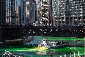 U.S.-CHICAGO-ST. PATRICK'S DAY-CELEBRATION