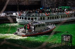 U.S.-CHICAGO-ST. PATRICK'S DAY-CELEBRATION