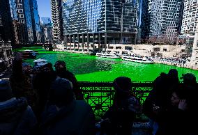 U.S.-CHICAGO-ST. PATRICK'S DAY-CELEBRATION