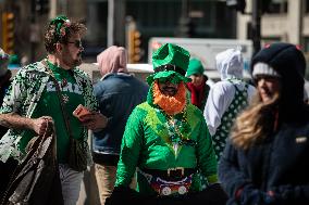 U.S.-CHICAGO-ST. PATRICK'S DAY-CELEBRATION